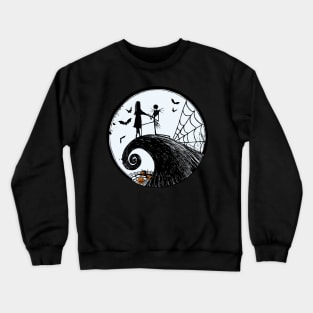 Jack and sally proposal Crewneck Sweatshirt